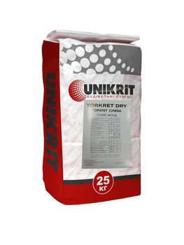 Торкрет UNIKRIT TORKRET DRY 25кг