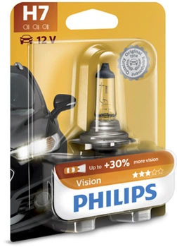 Лампа 12V H4 60/55W (вусики) Р43 +30% PHILIPS [PS12342 PR B1] (1шт/блістер) (шт)