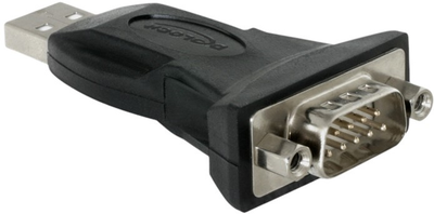 Adapter Delock USB 2.0 Type-A - USB 2.0 Type-A/RS-232 0.8 m Black (4043619662814)