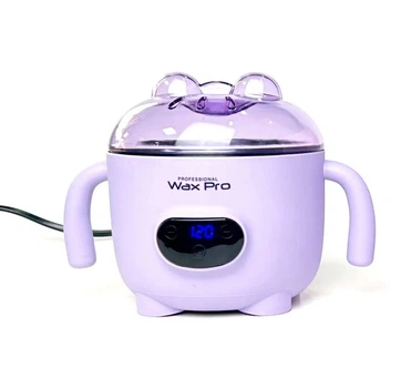 Баночный воскоплав YSM-6001A 100W 400 мл (фиолетовый) для воска, депиляции с дисплеем