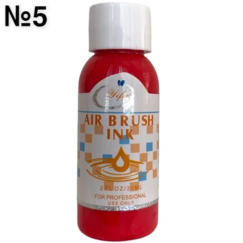 Краска для аэрографа AIR BRUSH INK, 30 мл. Ярко-красный №5