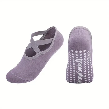 Шкарпетки для йоги та пілатесу Lakshmi Socks Лавандові