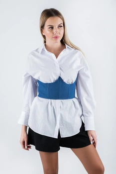 Корсет Feminista 10860 2XS синій (2000000070469)