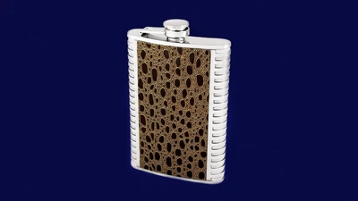 Металлическая фляга 360 мл 12 oz (GD12)