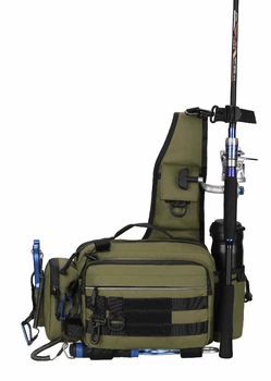 Сумка спинингиста для ходовой рыбалки Protector Plus X229 Olive