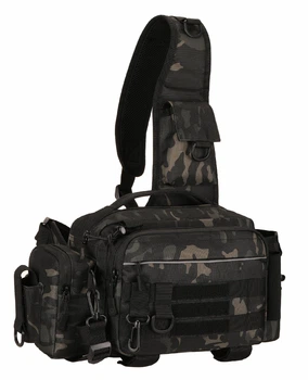 Сумка спинингиста для ходовой рыбалки Protector Plus X229 night multicam