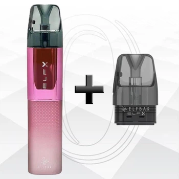 POD Система Elf Bar ELFX Pod Kit 1000mah + картридж в подарунок (Електронна сигарета) Pink