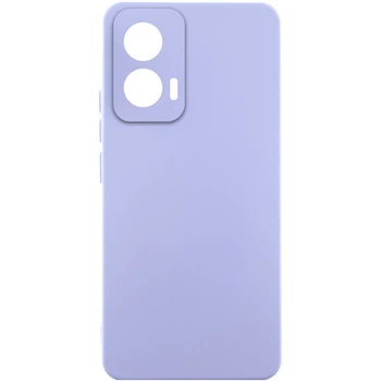 Противоударный чехол Silicone Cover Lakshmi Full Camera (AAA) для Motorola Edge 50 Fusion Сиреневый / Dasheen