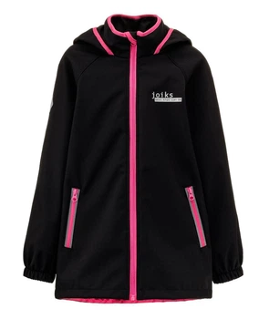 Куртка Joiks Soft shell 146 см Чорна з рожевим