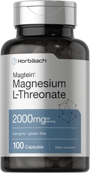 Добавка преміум-класу магній L-треонат Horbäach Magtein Magnesium L-Threonate 100 капсул