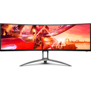 Монитор AOC 49" AG493UCX2, VA 5120x1440/165 Гц/HDMIx3/DP/USB-C/USB-хаб/HAS/Black (AG493UCX2)
