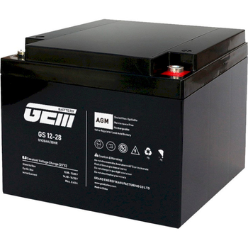 Аккумуляторная батарея гелевая для ИБП GEM Battery 12V, 28.0A, AGM (GS 12-28)