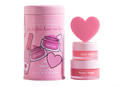 Подарочный набор для ухода за губами «Розовое шампанское» Ncla Beauty Pink Champagne Lip Care Set