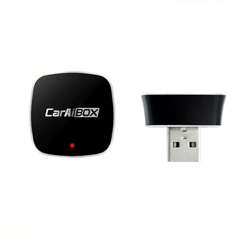 Бездротовий USB Адаптер CarAIBOX 2в1 для автомобіля з Apple CarPlay або Android Auto, WiFi 5G, Bluetooth 5.0 (EC14-C)