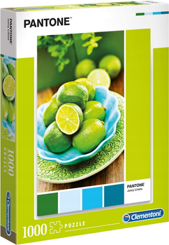 Puzzle Clementoni Pantone Lime Punch 1000 elementów (8005125394920)