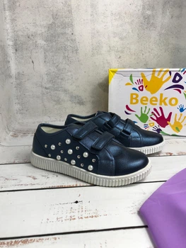 Кросівки дитячі для дівчинки Beeko 37р - 23.5 см Синій (226)
