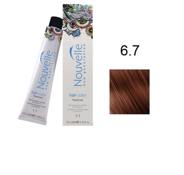 Фарба для волосся Nouvelle Hair Color 6.7 горіх 100 мл