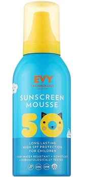 Солнцезащитный мусс для детей и новорожденных Evy Technology Sunscreen Mousse Kids SPF 50 150 мл