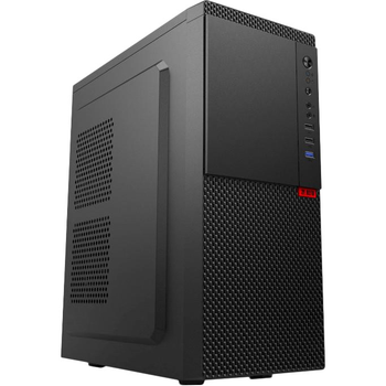 Корпус 2E ALFA (E130) MidT2xUSB2.01xUSB3.01х80ммсталь з перфорацією(бок.панель)без БЖчорний
