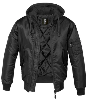 Куртка Brandit Sweat Hooded XL Black (3150.2.XL)