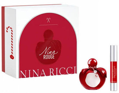 Zestaw damski Nina Ricci Nina Rouge Woda toaletowa 50 ml + Szminka 75 ml (3137370351436)