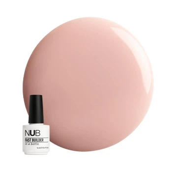 Гель моделирующий NUB Fast Builder In A Bottle 06 Beige с кисточкой бежевый 14 мл