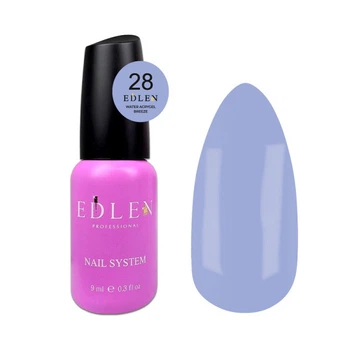 Жидкий гель Edlen Professional Water Acrygel Provance 28 Breeze васильково-голубой 9 мл