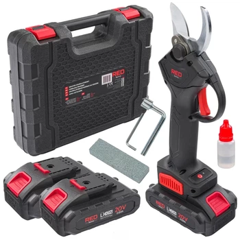 Секатор акумуляторний Red Technic RTSA0063 1000 Вт 30 мм