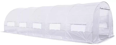 Теплица садовая Focus Garden 002920 парник 3x8x2 м двойная дверь Белый