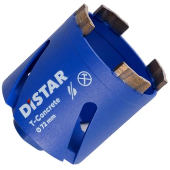 Коронка алмазная Distar DDS-W Т-Бетон 72x65-4xМ16 (17984445080)