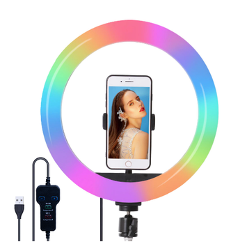 Кольцевая лампа RGB LED BD-260 Soft Ring Light