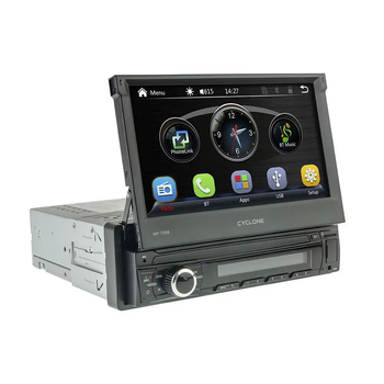 Автомагнітола Cyclone MP-7056 з виїздним монітором та функцією ANDROID AUTO / CARPLAY