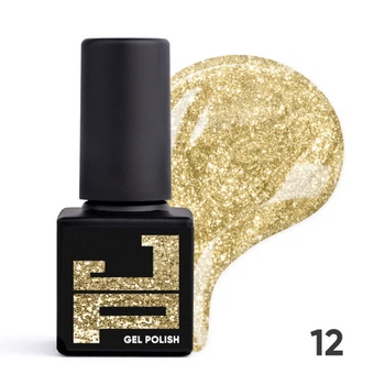 Гель-лак Jerden Proff 012 Gold mica золотая слюда 5 мл