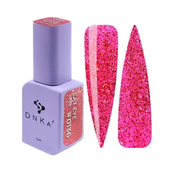 Гель-лак DNKa Polish Gel Cat Eye 0136 кислотно-малиновий 12 мл