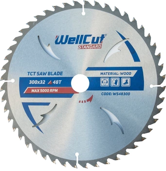 Пильный диск Standard WellCut (300x32 мм, 48 зубьев) по дереву (23454)