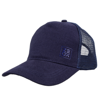 Кепка с сеткой ZEOX Trucker cиняя