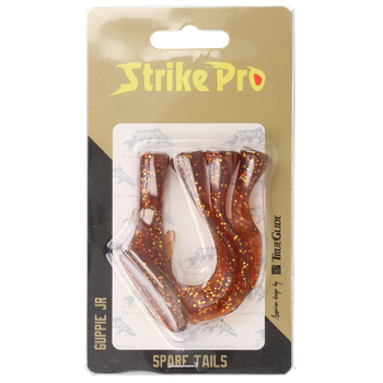 Хвост силиконовый Strike Pro Guppie Jr 110S MOG (4шт)