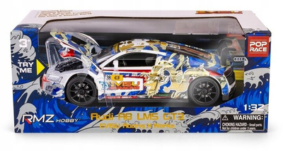 Metalowy model RMZ Hobby samochód sportowy Audi R8 Biały (5905422081086)