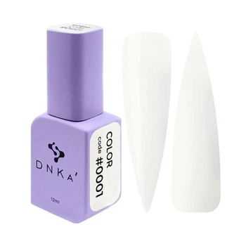 Гель-лак DNKa Polish Gel 0001 молочний 12 мл