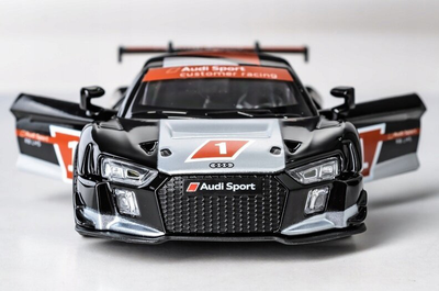 Металева модель RMZ Hobby Спорткар Audi R8 2015 1:32 Чорний (5905422081253)