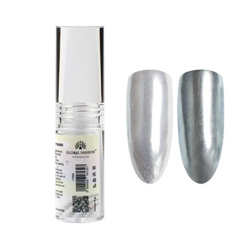 Жидкая втирка для ногтей Global Fashion Mirror-Pearl Liquid Powder зеркально-жемчужная 8 г
