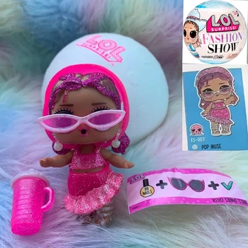 Игровой набор Lol Surprise Fashion Show Pop muse в бумажном шарике с 8 сюрпризами
