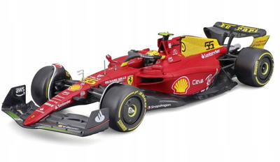 Metalowy model Burato samochód Ferrari 1:24 Czerwony(4893993015634)