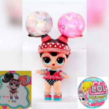 Игровой набор Lol Surprise Water Balloon Surprise Dolls Spice Collectible Doll Hair, лол воздушные шарики MGA