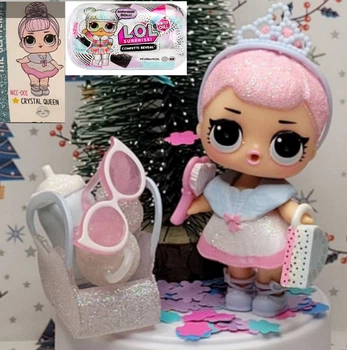 Игровой набор Lol Surprise Winter chill! Confetti Reveal Crystal queen кукла лол Кристал королева сюрприз mga