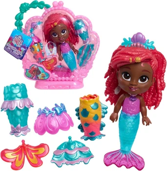 Ігровий набір Just Play Disney Junior Pop Tails Ariel лялька Аріель і аксесуари, 9 предметів