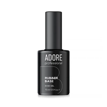 База каучуковая для гель-лака Adore Professional Rubber Base с кисточкой 15 мл