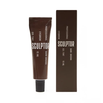 Гель-краска для бровей Sculptor Lash Dark Brown цвет глубокий коричневый 15 мл