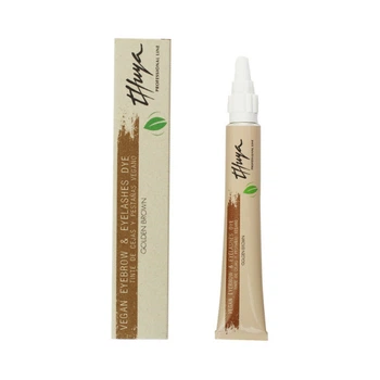 Краска для бровей и ресниц Thuya Professional Line Vegan Golden Brown цвет светло-коричневый с мягким золотистым оттенком 14 мл
