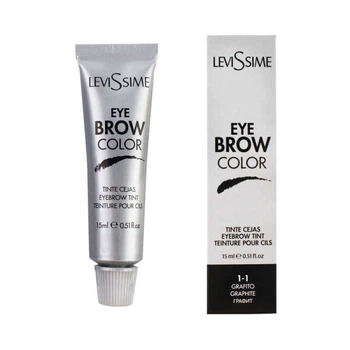 Краска для бровей Levissime Eyebrow Graphite 1-1, цвет графит, 15 мл (8435054646041)